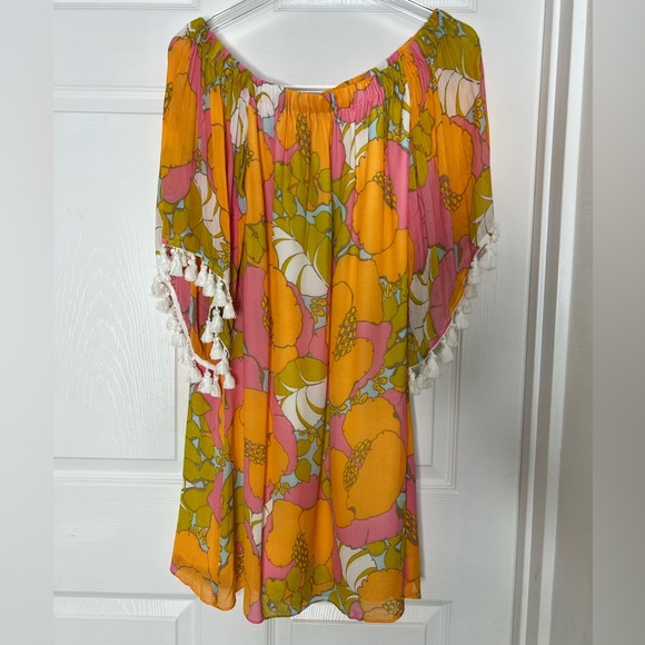 Trina Turk Floral Print Mini Vacation Dress Sz S - Picture 10 of 10